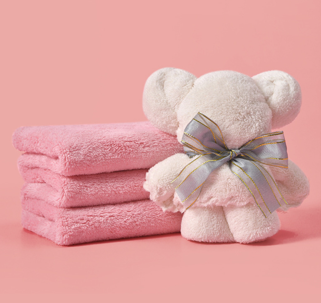 Microfiber Bear Towel